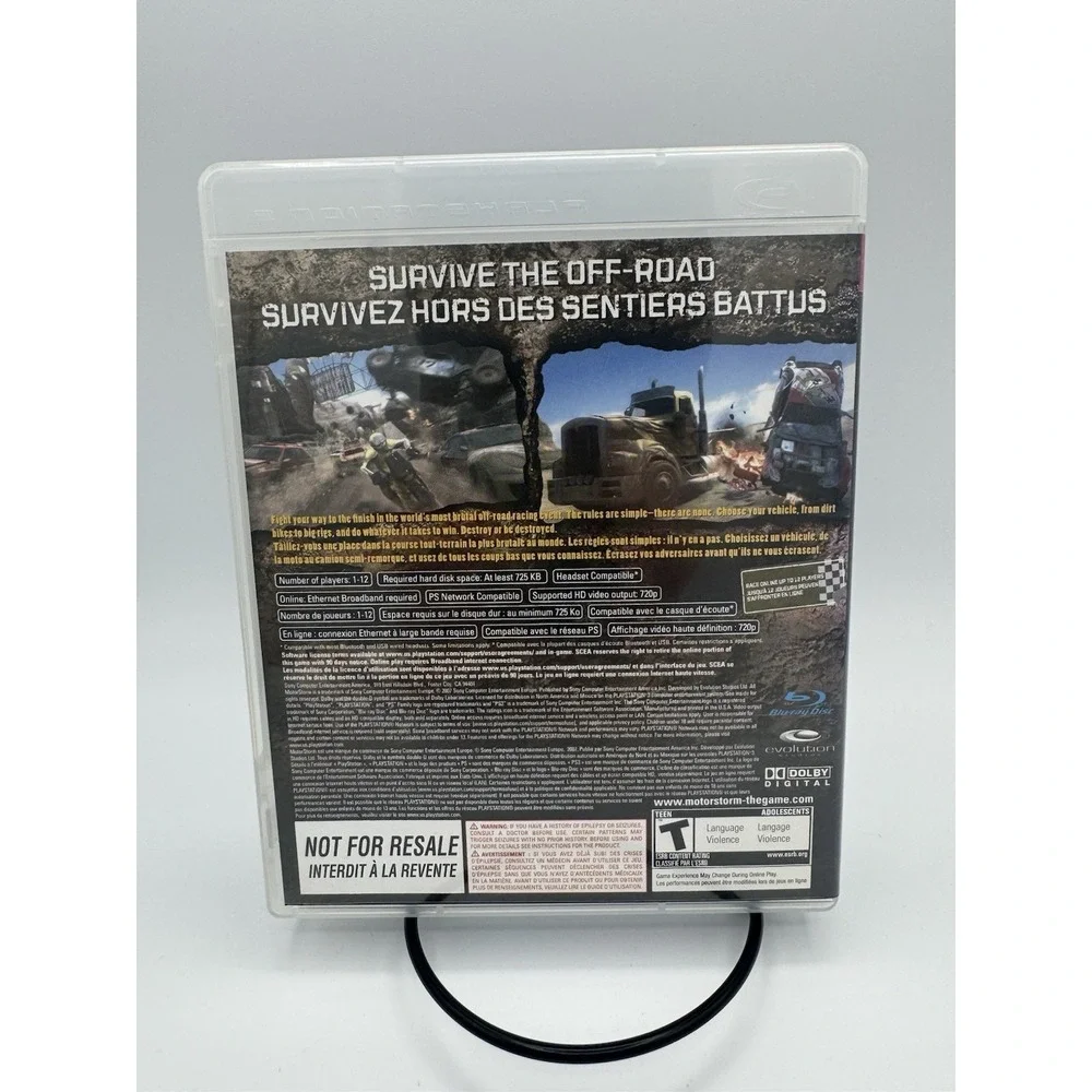 MotorStorm (PS3, 2007) - CIB Complete - Tested‎
